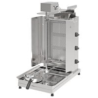 Inoksan PDG 103MN Natural Gas Doner Kebab Machine / Vertical Broiler with Mesh Shield - 99-132 lb. Capacity
