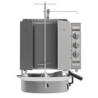 Inoksan PDE 303N Electric Doner Kebab Machine / Vertical Broiler with Robax Glass Shield - 99-132 lb. Capacity
