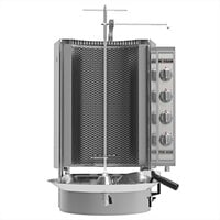 Inoksan PDE 403N Electric Doner Kebab Machine / Vertical Broiler with Robax Glass Shield - 132-165 lb. Capacity