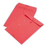 Quality Park #97 10" x 13" Paper Interoffice Envelope with String and Button Closure - 100/Box
