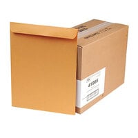 Quality Park 41965 #110 12" x 15 1/2" Brown Kraft Gummed Seal File Envelope - 250/Box