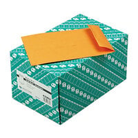Quality Park Brown Kraft File Envelope with Redi-Strip Seal - 250/Box