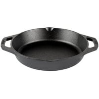 Lodge L8SKL 10 1/4 inch Pre-Seasoned Cast Iron Skillet with Dual Handles