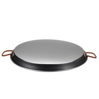 Matfer Bourgeat 071050 27 1/2 inch Polished Steel Paella Pan