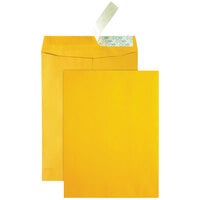 Quality Park 41420 #90 9 inch x 12 inch Brown Kraft High Bulk File Envelope with Redi-Strip Seal - 250/Case