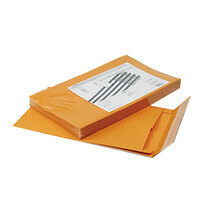 Quality Park 93338 #98 10" x 15" x 2" Brown Kraft Expansion Envelope with Redi-Strip Seal - 25/Pack