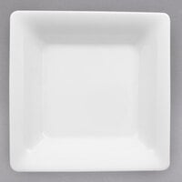 Villeroy & Boch 16-3334-2130 Pi Carre 8 5/8 inch White Porcelain Deep Square Plate - 6/Case