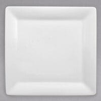 Villeroy & Boch 16-3334-2190 Pi Carre 4 3/4 inch White Porcelain Flat Square Plate - 6/Case