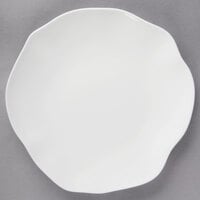 Villeroy & Boch 16-4033-2650 Blossom 8 1/4 inch White Bone Porcelain Flat Plate   - 6/Case