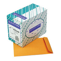 Quality Park 41665 #97 10" x 13" Brown Kraft Gummed Seal File Envelope - 250/Box