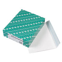 Quality Park 44580 #90 9" x 12" White Open Side File Envelope with Redi-Strip Seal - 100/Box
