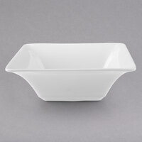 Villeroy & Boch 16-3334-3935 Pi Carre 17 oz. White Porcelain Deep Square Bowl - 6/Case