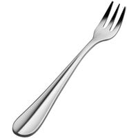 Bon Chef SBS108 Monroe 5 1/2 inch 18/0 Extra Heavy Weight Bonsteel Oyster/Cocktail Fork - 12/Case