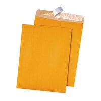 Quality Park 44511 #90 9" x 12" Recycled Brown Kraft File Envelope with Redi-Strip Seal - 100/Box