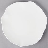 Villeroy & Boch 16-4033-2630 Blossom 10 1/2 inch White Bone Porcelain Flat Plate - 6/Case