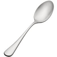 Bon Chef S4104 Como Satin Finish 8 1/2 inch 18/10 Extra Heavy Weight Stainless Steel Table / Serving Spoon - 12/Case