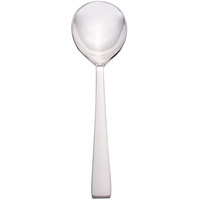 Bon Chef S3722 Roman 6 5/8 inch 18/10 Stainless Steel Extra Heavy Rounded Bowl Soup Spoon - 12/Case