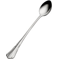 Bon Chef S1502 Sorento 7 3/4 inch 18/10 Stainless Steel Extra Heavy Weight Iced Tea Spoon - 12/Case