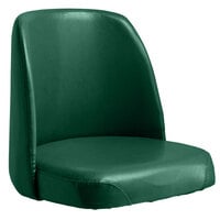Lancaster Table & Seating 18" Wide Green Barstool Bucket Seat