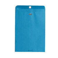 Quality Park 38737 #90 9 inch x 12 inch Blue Clasp / Gummed Seal File Envelope - 10/Pack