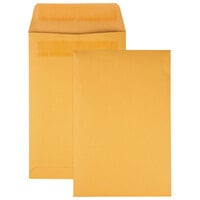 Quality Park 43167 #55 6" x 9" Brown Kraft File Envelope with Redi-Strip Seal - 100/Box