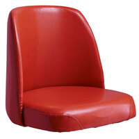 Lancaster Table & Seating 19" Wide Crimson Barstool Bucket Seat