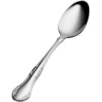 Bon Chef S2504 Elegant 9 1/16 inch 18/10 Stainless Steel Extra Heavy Weight Tablespoon / Serving Spoon - 12/Case