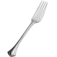 Bon Chef S2106 Breeze 8 1/2 inch 18/10 Stainless Steel Extra Heavy Weight European Dinner Fork - 12/Case