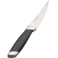 Bon Chef S936 Gaucho 10 inch Solid Stainless Steel Steak Knife with Polypropylene Handle - 12/Pack