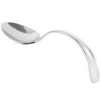 Bon Chef STS1103 18/10 Stainless Steel Extra Heavy Chambers Soup/Dessert Tasting Spoon - 12/Case
