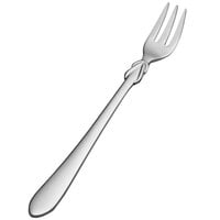 Bon Chef S2308 Forever 5 13/16 inch 18/10 Stainless Steel Extra Heavy Weight Oyster / Cocktail Fork - 12/Case