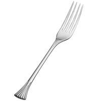 Bon Chef S2806 Mimosa 8 1/2 inch 18/10 Stainless Steel Extra Heavy Weight European Dinner Fork - 12/Case