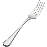 Bon Chef S4107 Como Satin Finish 7 inch 18/10 Extra Heavy Weight Stainless Steel Salad Fork - 12/Case