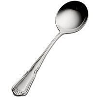 Bon Chef S1501 Sorento 6 5/16 inch 18/10 Stainless Steel Extra Heavy Weight Bouillon Spoon - 12/Case