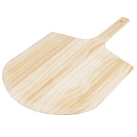 14 inch x 15 inch Wood Pizza Peel with 8 inch Handle
