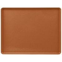 Cambro 1418D508 14" x 18" Suede Brown Dietary Tray - 12/Case