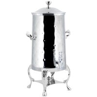 Bon Chef 47001C-H Renaissance 1.5 Gallon Insulated Hammered Stainless Steel Coffee Chafer Urn with Chrome Trim