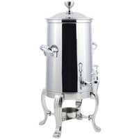 Bon Chef 41005C Aurora 5.5 Gallon Stainless Steel Coffee Chafer Urn with Chrome Trim
