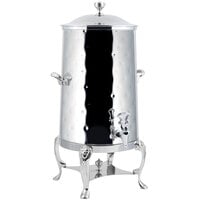 Bon Chef 48001C-H Lion 1.5 Gallon Insulated Hammered Stainless Steel Coffee Chafer Urn with Chrome Trim
