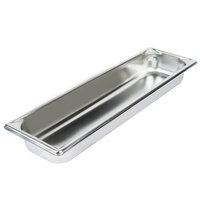 Vollrath 30522 Super Pan V® 1/2 Size Long 2 1/2 inch Deep Anti-Jam Stainless Steel Steam Table / Hotel Pan - 22 Gauge