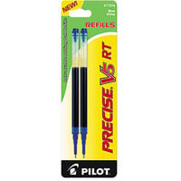 Pilot 77274 Precise V5 RT Blue Ink Extra-Fine Point Rolling Ball Retractable Pen Refill   - 2/Pack