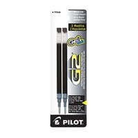 Pilot 77240 Black Ink Fine Point Roller Ball Retractable Gel Pen Refill - 2/Pack
