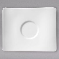 Villeroy & Boch 10-2525-1431 NewWave 5 1/2" x 4 5/16" White Premium Porcelain Saucer - 6/Case