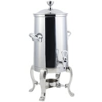 Bon Chef 41001-1C Aurora 2 Gallon Stainless Steel Coffee Chafer Urn with Chrome Trim