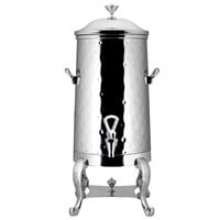Bon Chef 49001-1C-H Roman 1.5 Gallon Insulated Hammered Stainless Steel Coffee Chafer Urn with Chrome Trim