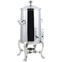 Bon Chef 41003C Aurora 3.5 Gallon Stainless Steel Coffee Chafer Urn with Chrome Trim