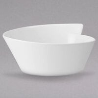 Villeroy & Boch 10-2525-3160 NewWave 157.5 oz. Round White Premium Porcelain Salad Bowl - 4/Case