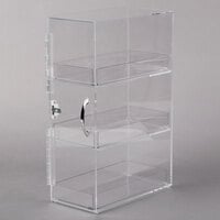Cal-Mil 1204-12 Three Section Clear Bread Box