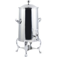 Bon Chef 47003-1C Renaissance 3 Gallon Insulated Stainless Steel Coffee Chafer Urn with Chrome Trim