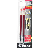Pilot 77242 Red Ink Fine Point Roller Ball Retractable Gel Pen Refill - 2/Pack